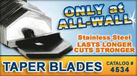 Stainless Drywall Taper Blades